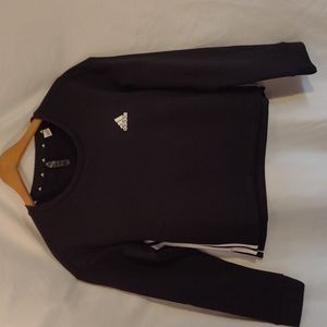 BLACK ADIDAS SWEATSHIRT